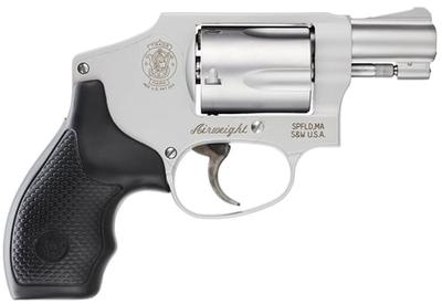 Smith  Wesson 103810 Model 642 Airweight 38 SW Spl P 5 Shot 1.88 Inch Stainless Steel Barrel/Cylinder, Matte Silver Aluminum Alloy J-Frame, Polymer Grip, No Internal Lock | 022188038101 | Smith and Wesson | Firearms | Handguns | Revolvers