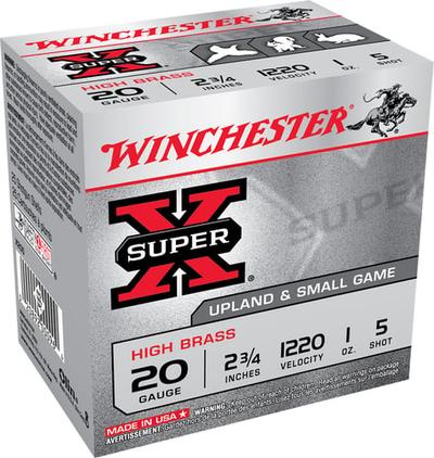 Winchester X205 Super-X Shotshell 20 GA, 2-3/4 in, No. 5, 1oz, 2-3/4 | 020892000964 | Winchester | Ammunition | Shotshell 