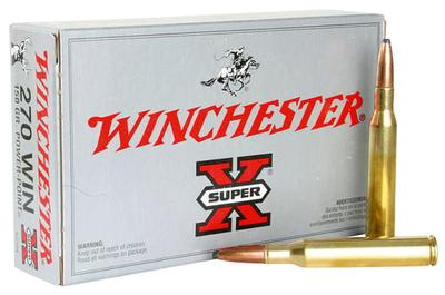 Winchester X2704 Super-X Rifle Ammo 270 , Power-Point, 150 Grains, 2850 | 020892200050 | Winchester | Ammunition | Rifle 